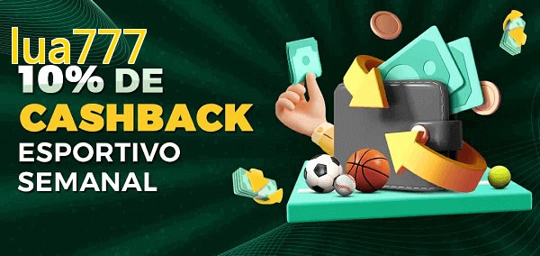 10% de bônus de cashback na lua777